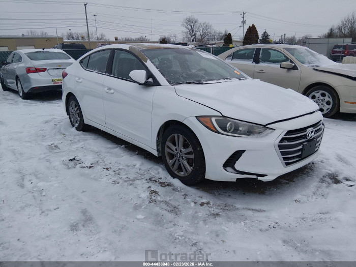 Hyundai Elantra 2017 VIN 5NPD84LF6HH123849