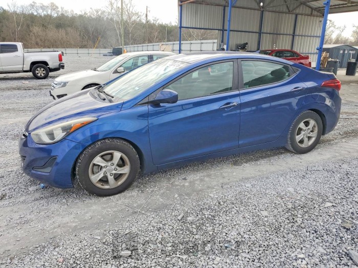 Hyundai Elantra 2015 VIN 5NPDH4AE4FH565309