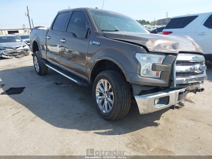 Ford F-150 2016 VIN 1FTFW1EG1GKD42799