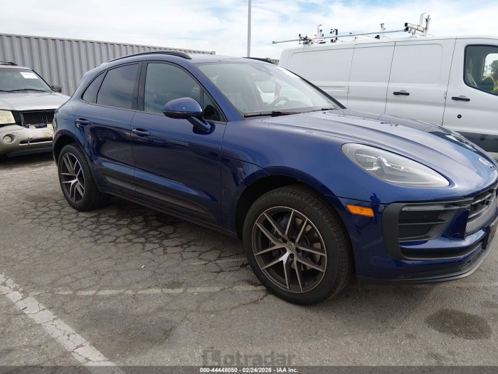 Porsche Macan 2025 VIN WP1AA2A52SLB02729