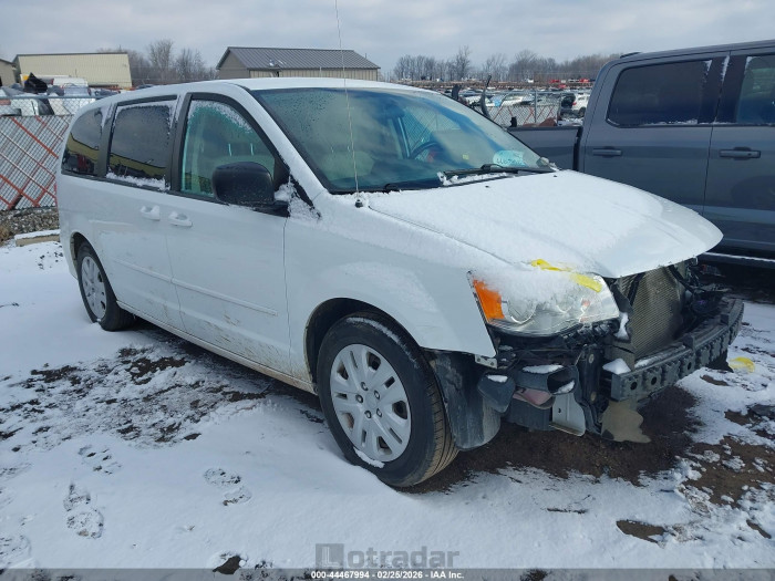 Dodge Caravan 2016 VIN 2C4RDGBGXGR144380