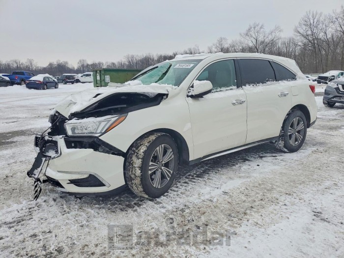 Acura Mdx 2019 VIN 5J8YD4H38KL030847