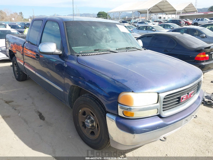 Gmc SIERRA 2001 VIN 2GTEC19T911392708