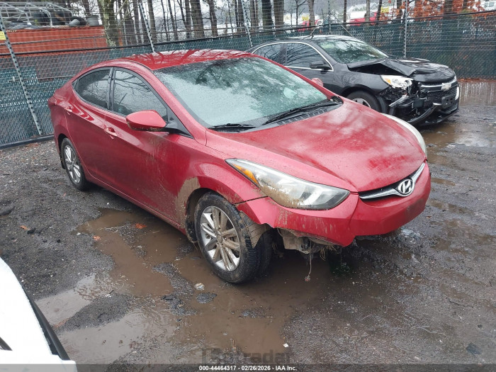 Hyundai Elantra 2014 VIN 5NPDH4AE3EH474515