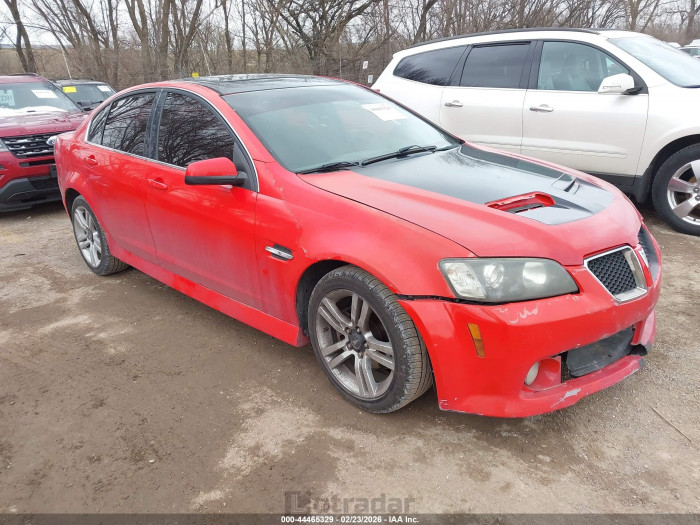 Pontiac G8 2008 VIN 6G2ER57758L141210