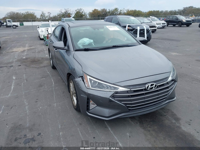 Hyundai Elantra 2019 VIN 5NPD84LF6KH455121