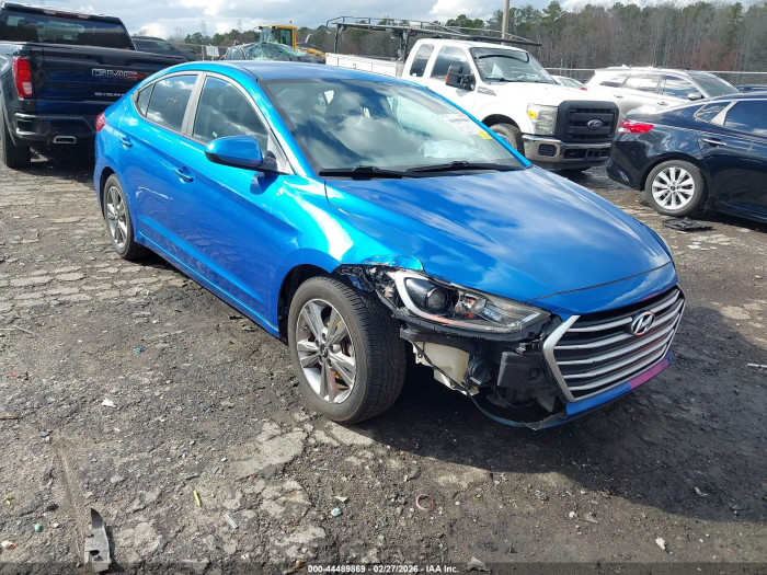 Hyundai Elantra 2017 VIN KMHD84LFXHU171971