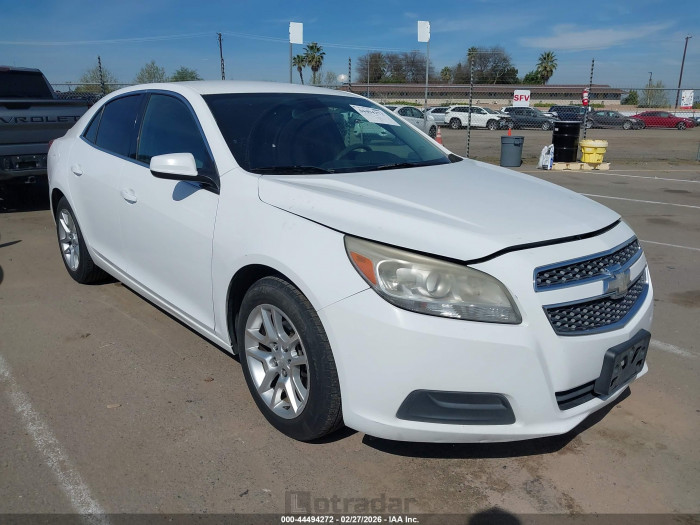 Chevrolet Malibu 2013 VIN 1G11D5RRXDF118785