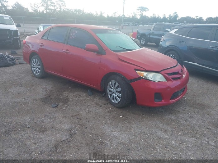 Toyota Corolla 2012 VIN 2T1BU4EE1CC893279