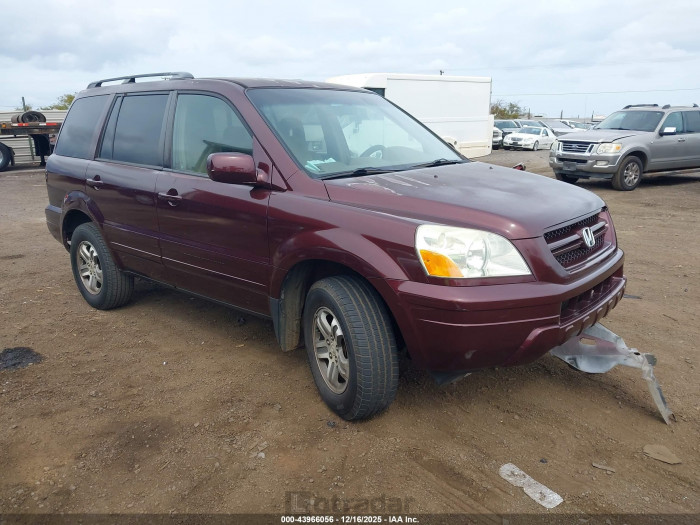 Honda Pilot 2004 VIN 2HKYF184X4H584110