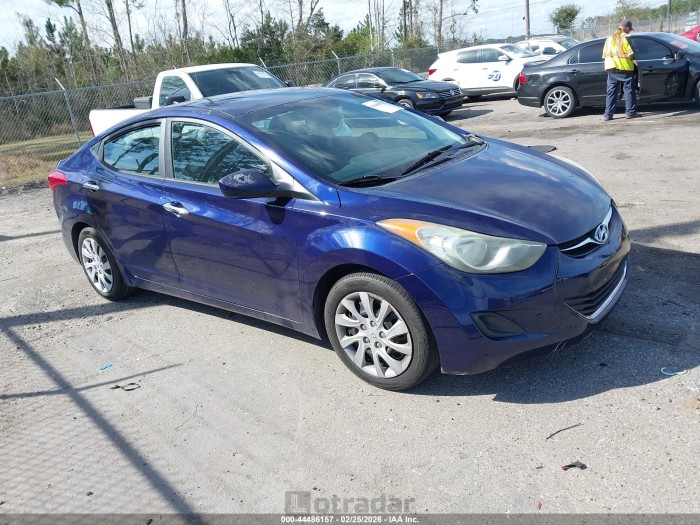 Hyundai Elantra 2011 VIN 5NPDH4AE5BH026398