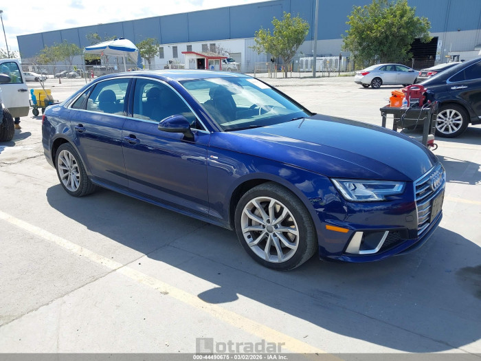 Audi A4 2019 VIN WAUENAF40KN011381