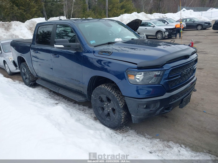 Ram 1500 2022 VIN 1C6SRFFT7NN346227