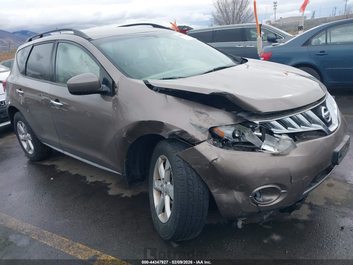 Nissan Murano 2010 VIN JN8AZ1MW4AW100541