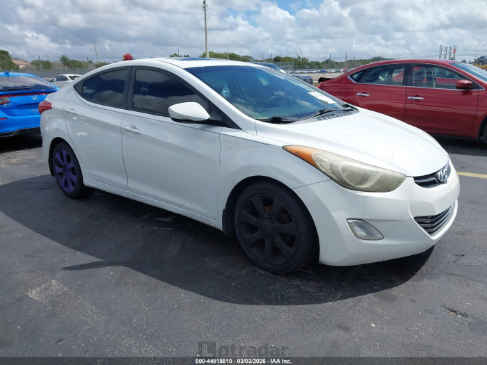 Hyundai Elantra 2013 VIN 5NPDH4AE0DH433709