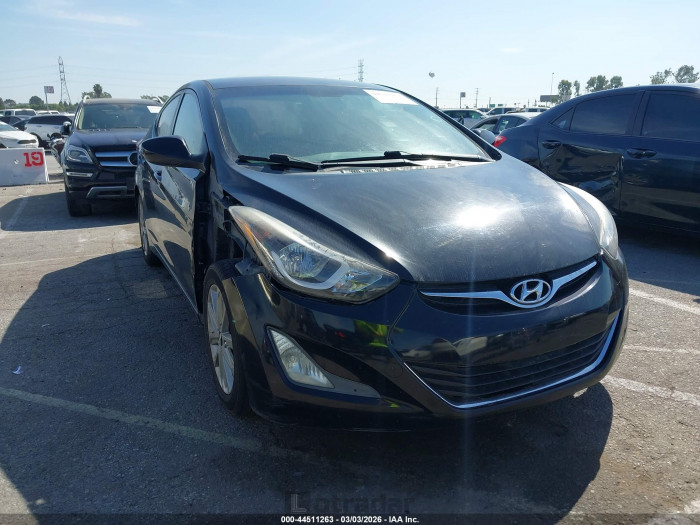 Hyundai Elantra 2016 VIN KMHDH4AE8GU646073