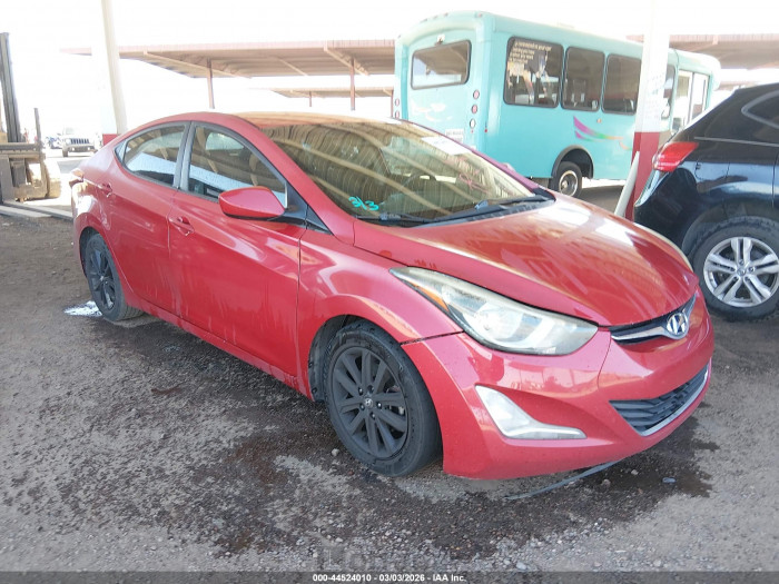 Hyundai Elantra 2015 VIN KMHDH4AE9FU412393