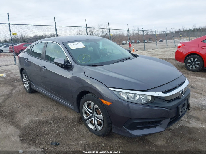 Honda Civic 2016 VIN 19XFC2F50GE058773