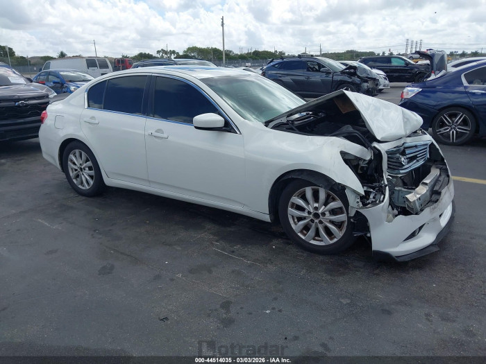 Infiniti G 2013 VIN JN1CV6AP2DM714002