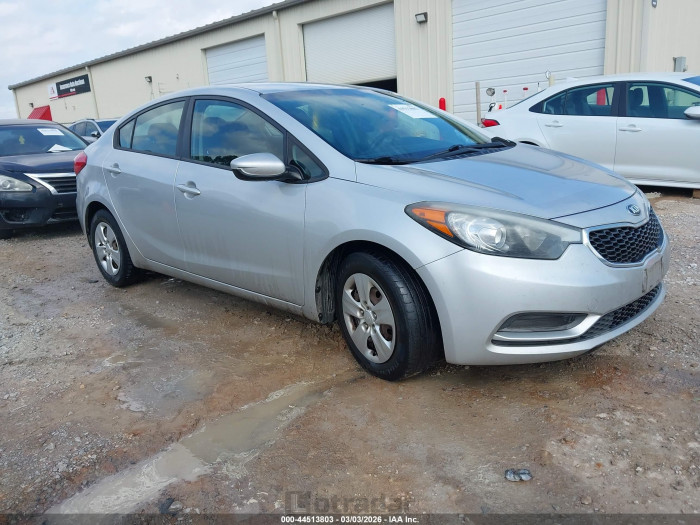 Kia Forte 2016 VIN KNAFK4A67G5484290