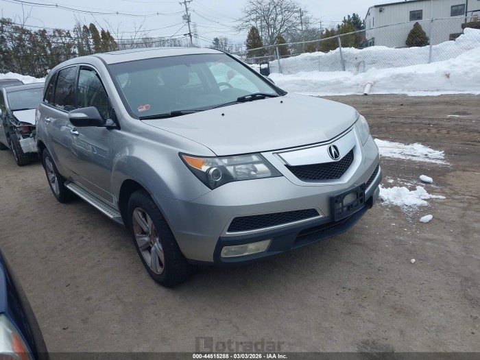 Acura Mdx 2013 VIN 2HNYD2H31DH514131