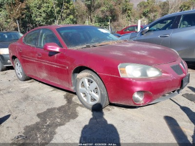 Pontiac Grand prix 2006 VIN 2G2WP552061148485