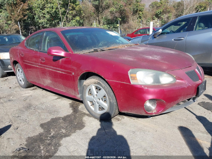 Pontiac Grand prix 2006 VIN 2G2WP552061148485