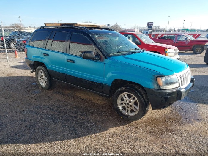 Jeep Grand cherokee 2004 VIN 1J4GX48S14C388216