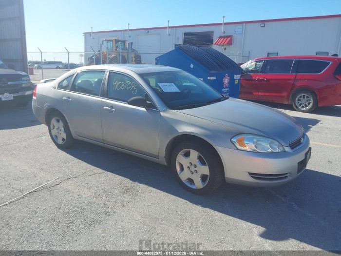Chevrolet Impala 2008 VIN 2G1WT58K489209501