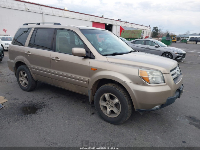 Honda Pilot 2006 VIN 2HKYF18486H524989