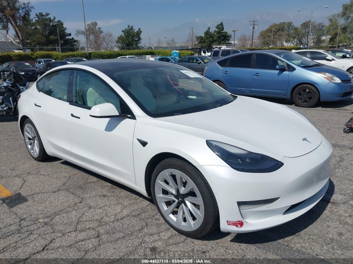 Tesla Model 3 2021 VIN 5YJ3E1EA6MF989726