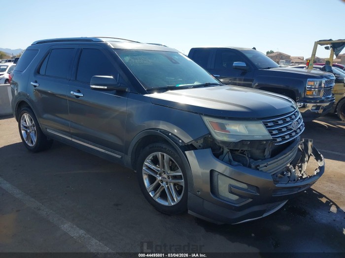 Ford Explorer 2016 VIN 1FM5K7FH3GGD03261