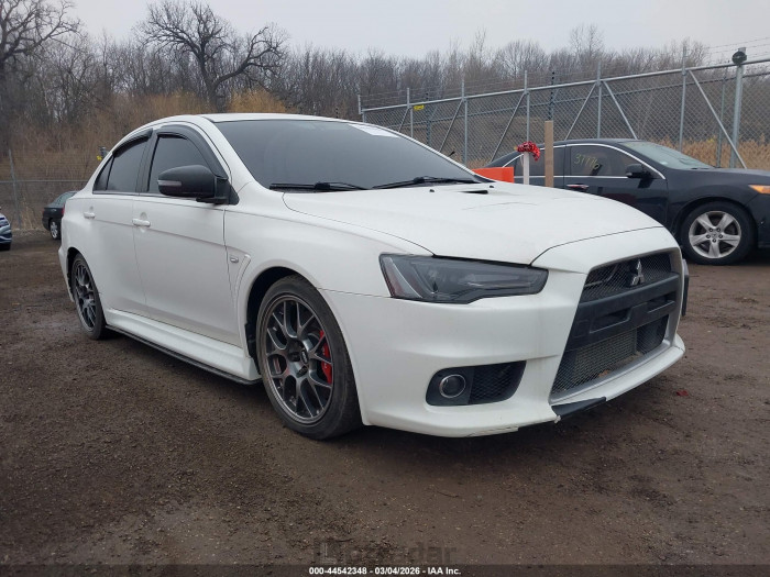 Mitsubishi Lancer evolution 2015 VIN JA32W5FVXFU008646