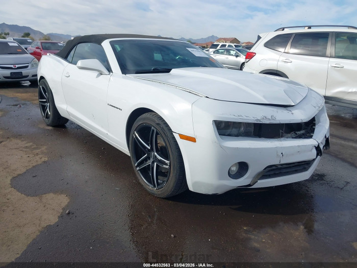 Chevrolet Camaro 2013 VIN 2G1FC3D30D9215860