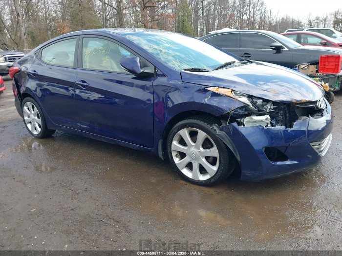 Hyundai Elantra 2013 VIN 5NPDH4AE4DH450772