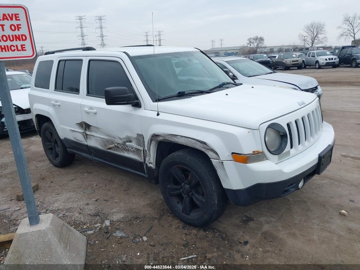 Jeep Liberty (patriot) 2012 VIN 1C4NJRBB7CD564490