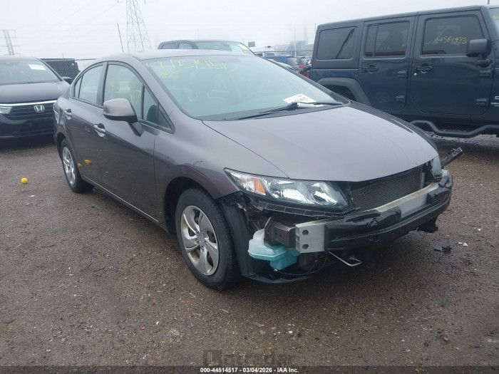 Honda Civic 2013 VIN 19XFB2F53DE054182