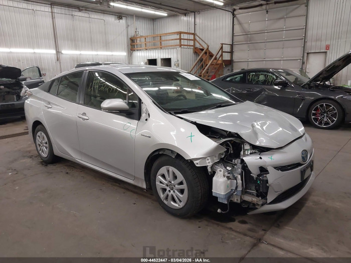 Toyota Prius 2017 VIN JTDKBRFU3H3542396