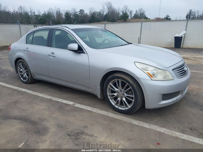 Infiniti G 2008 VIN JNKBV61E28M210240