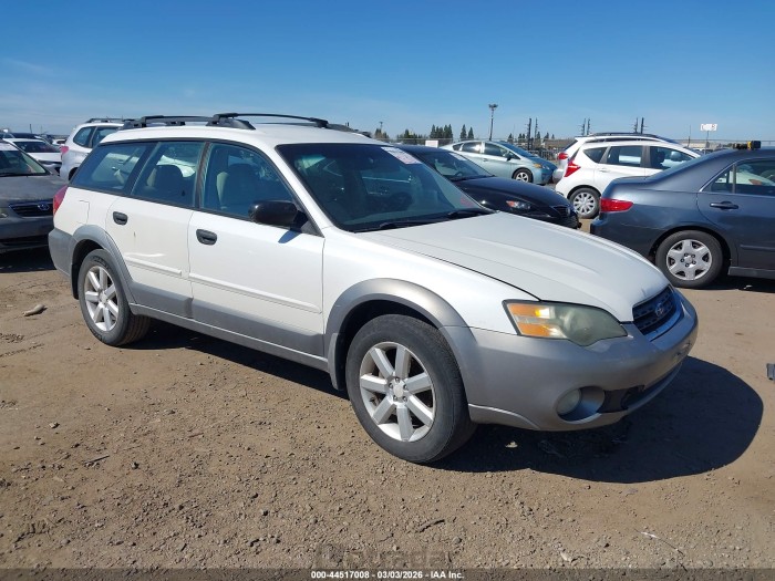 Subaru Outback 2005 VIN 4S4BP61C857314764