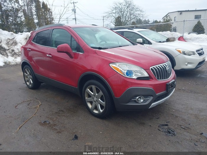 Buick Encore 2013 VIN KL4CJHSB6DB085583