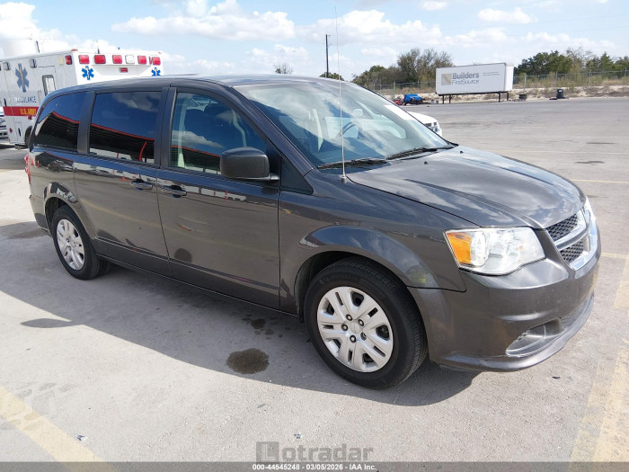 Dodge Caravan 2018 VIN 2C4RDGBG5JR180811