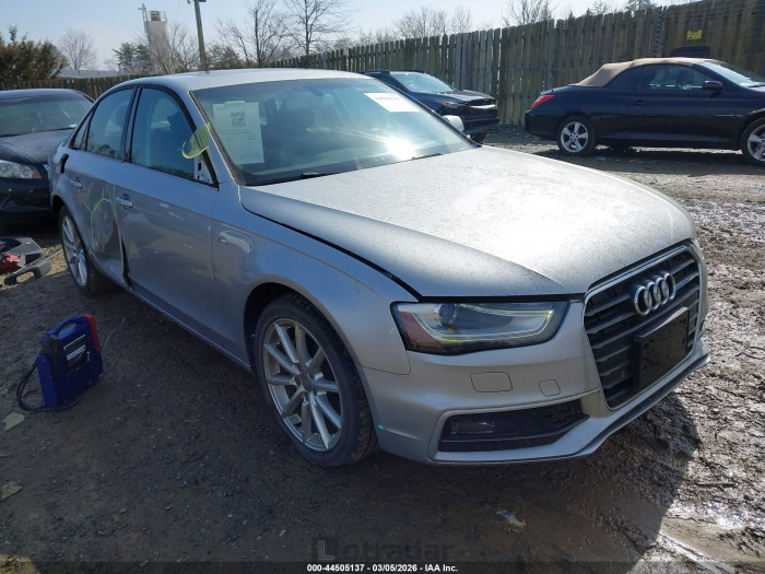 Audi A4 2015 VIN WAUAFAFLXFN036037