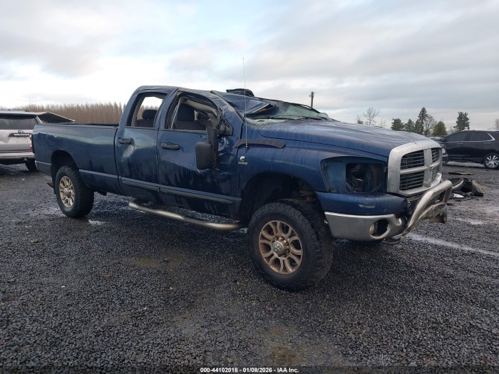 Dodge Ram 2007 VIN 3D7KS28A67G832580