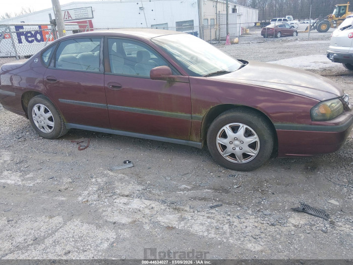 Chevrolet Impala 2002 VIN 2G1WF52E329140558