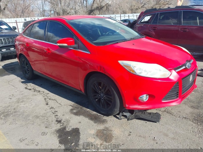 Ford Focus 2012 VIN 1FAHP3H29CL431225