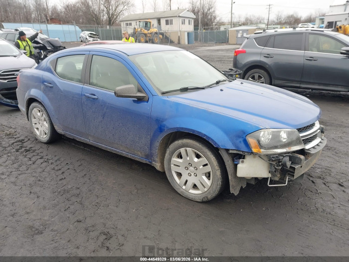 Dodge Avenger 2013 VIN 1C3CDZAB6DN540553
