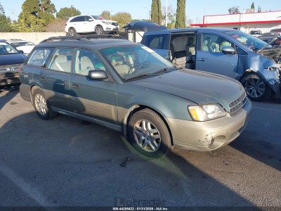 Subaru Outback 2000 VIN 4S3BH6653Y6638985