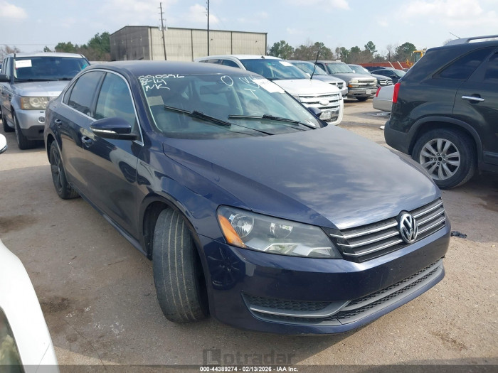 Volkswagen Passat 2012 VIN 1VWBP7A34CC090596