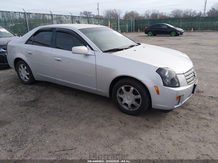 Cadillac Cts 2003 VIN 1G6DM57NX30129603